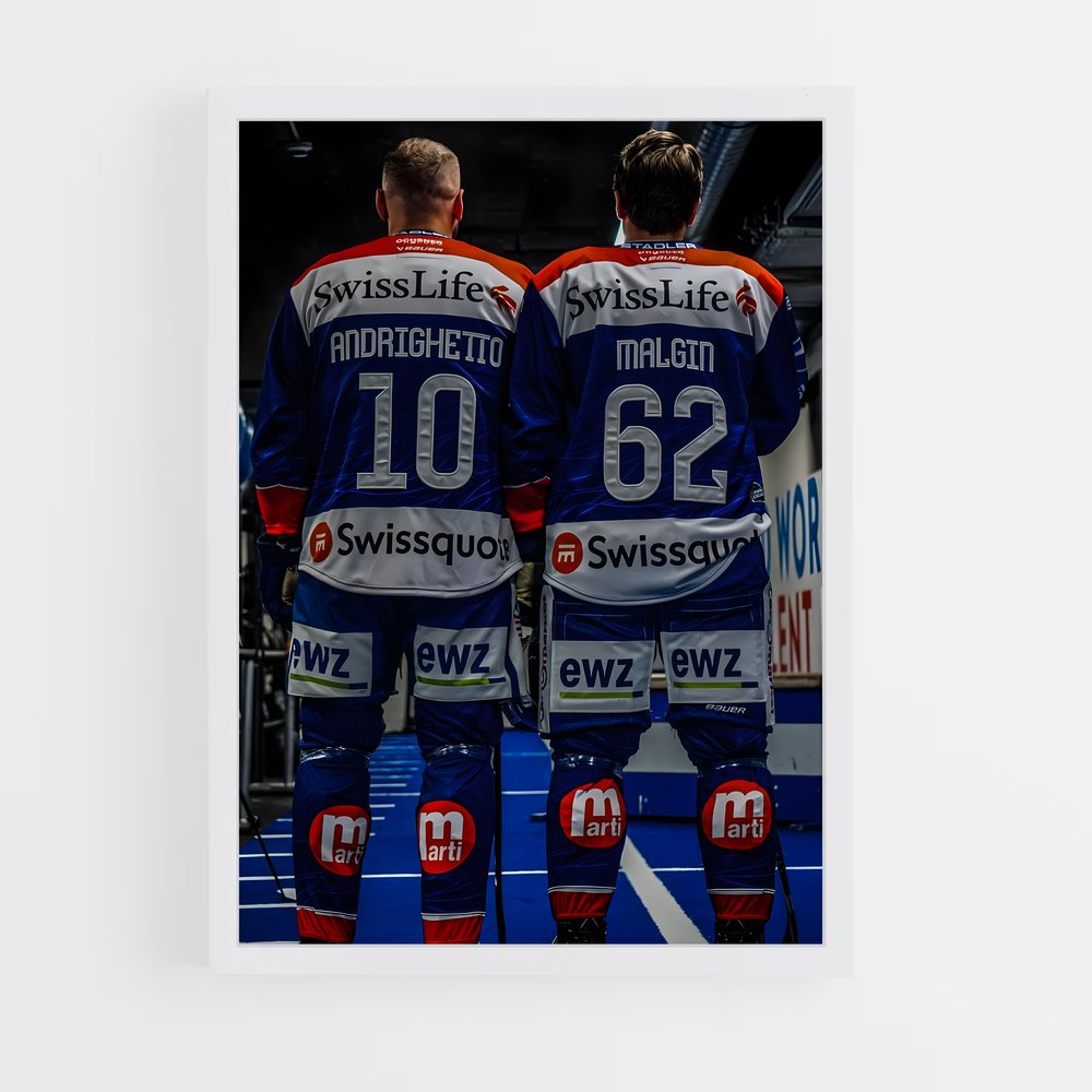 Poster Glace et Grit – affiche Hockey sur glace (vue 3)